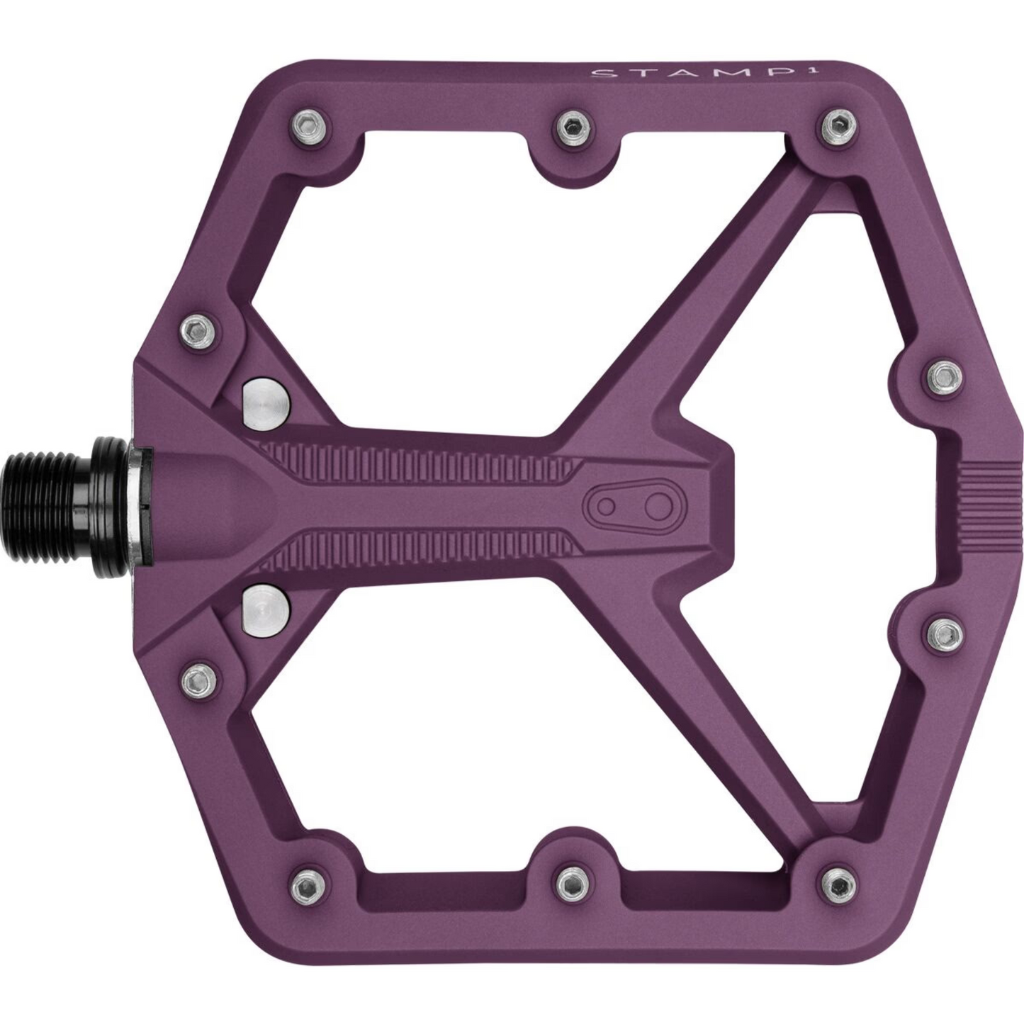 Pedales plataforma morado mtb