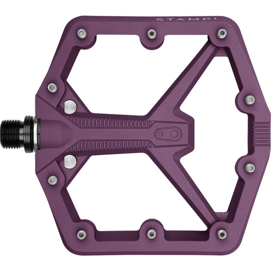 Pedales plataforma morado mtb